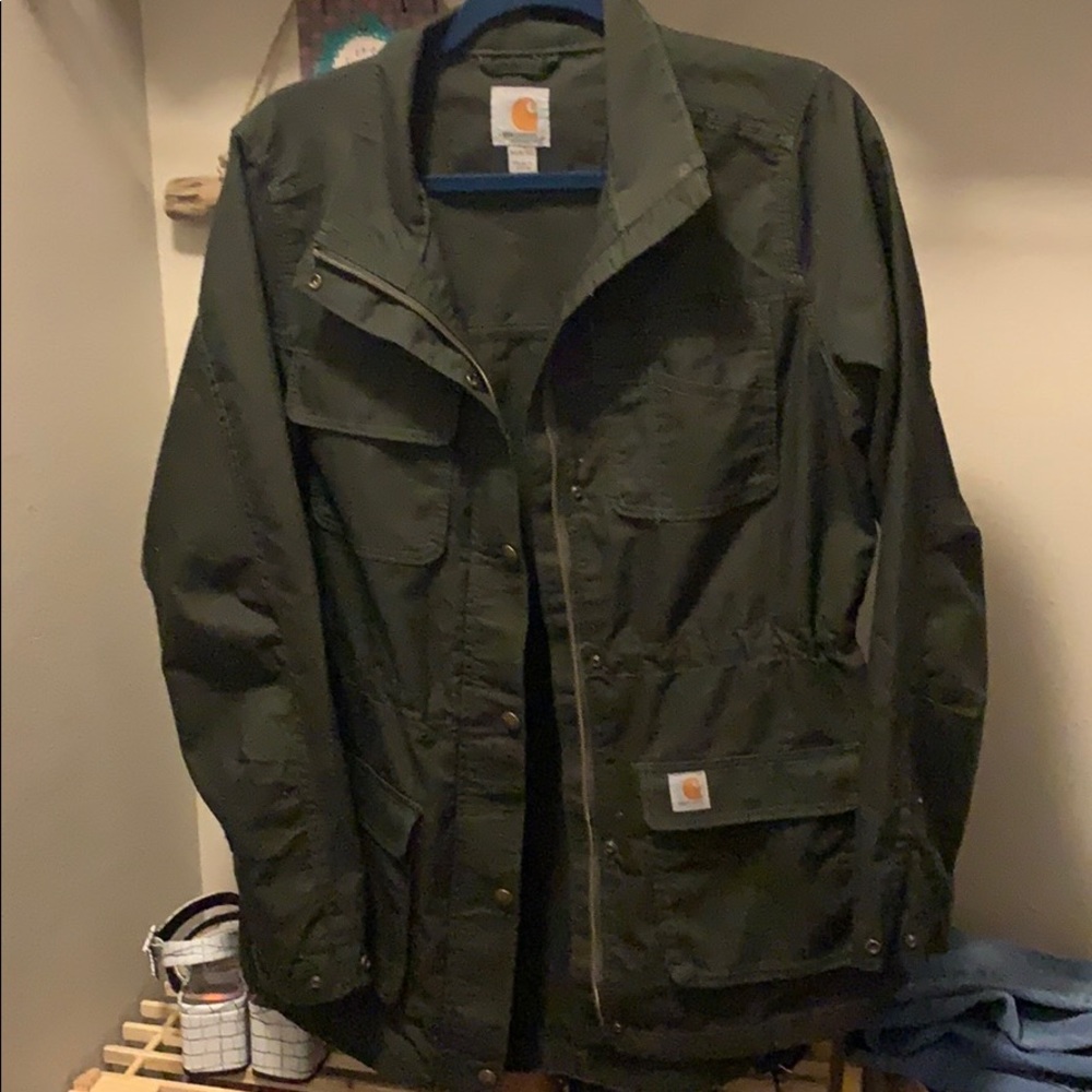 Women’s Carhartt Military Green Utility Jacket